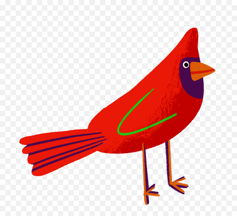 No I Voted Sticker Use This I Voted - Northern Cardinal Emoji,What Does Bird In Shell Emoji Mean