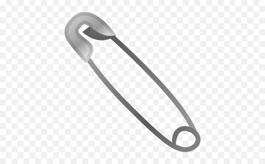 Safety Pin - Imperdible Png Emoji,Black And White Emoticon Objects