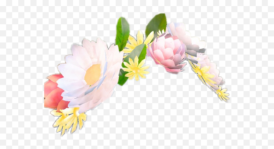 Flowercrown Flower Crown Heartcrown - Snapchat Flower Crown Filter Emoji,Flower Hat Emoji