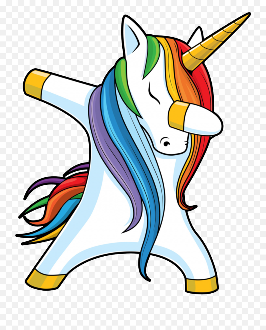 Custom Dabbing T Artistshot - Dab Unicorn Clipart Full Dab Unicorn Emoji,Dva Dab Emoticon