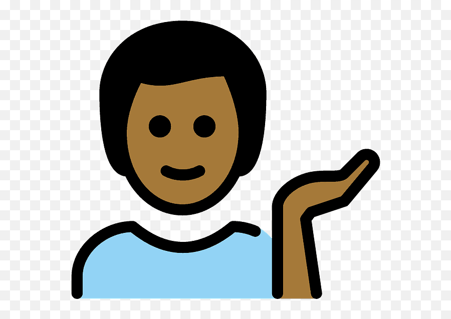 Person Reporting With Hand Raised With Medium Dark Skin Emoji,Dark And Light Skin Emojis