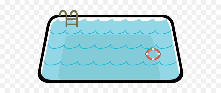 Swimming Pool Clipart Transparent - Horizontal Emoji,Swimming Pool Emoji