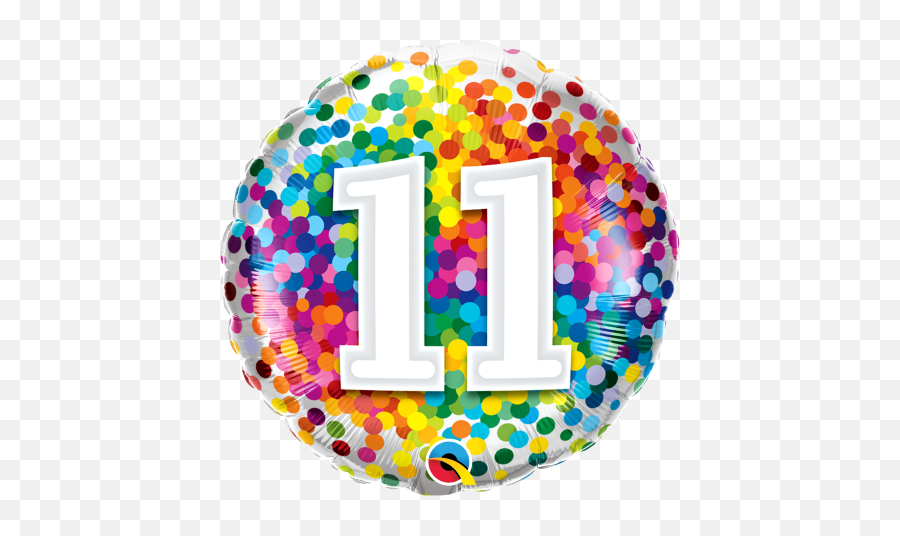 11th Birthday Balloon Confetti Flat - Helium Filled Bouquet Birthday 11 Balloons Emoji,Plunger Emoji