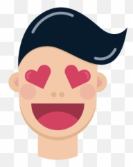 Man Face Emoji By Umut Cemre Goray - Happy,Loudly Crying Emoji