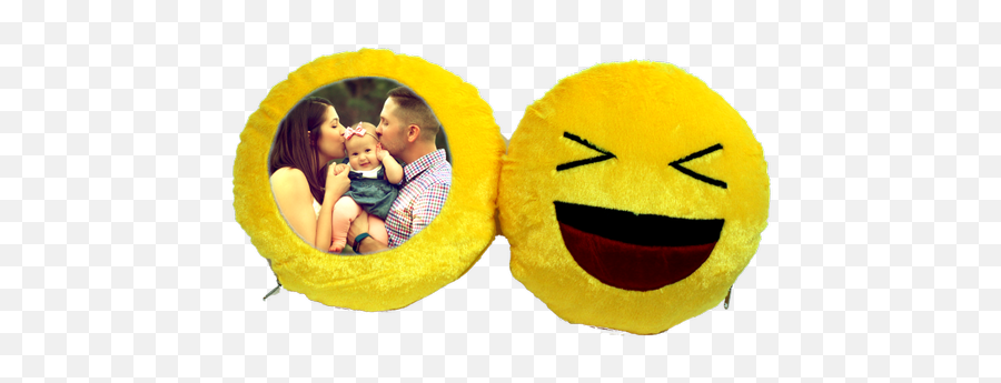 Sublimation Smiley Cushion Photo - Kiss Emoji,Gn Heart Emoticon