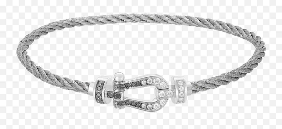 Force 10 Bracelet 18k White Gold And - Bracelet Fred Force 10 Emoji,Bracelet That Helps Maintain Emotion