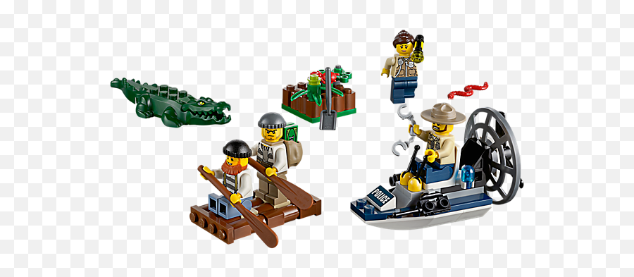 Swamp Police Starter Set - Over The Rainbow Lego 60066 Emoji,Lego Minifigure Emotions