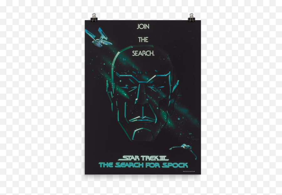 The Search For Spock - Star Trek Iii The Search For Spock Film Poster Emoji,Spock Emoticon Facebook
