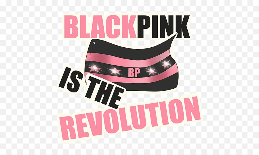 Blackpink Is The Revolution Logo - Blackpink Is The Revolution Png Sticker Emoji,Blackpink Members Emojis