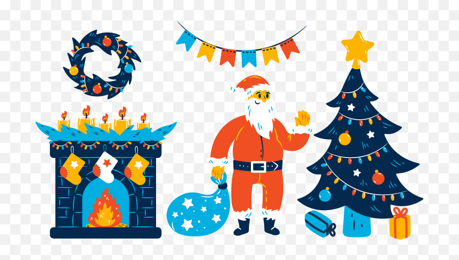 Ilustraciones Clipart E Imágenes De Navidad En Png Y Svg Emoji,Feliz Navidad Emojis