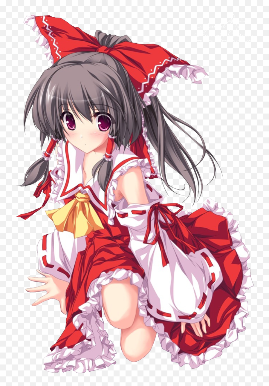 Imperishable Night Hatsune Miku Project Diva X Reimu Emoji,Anime Girl Blush Emoji Gif