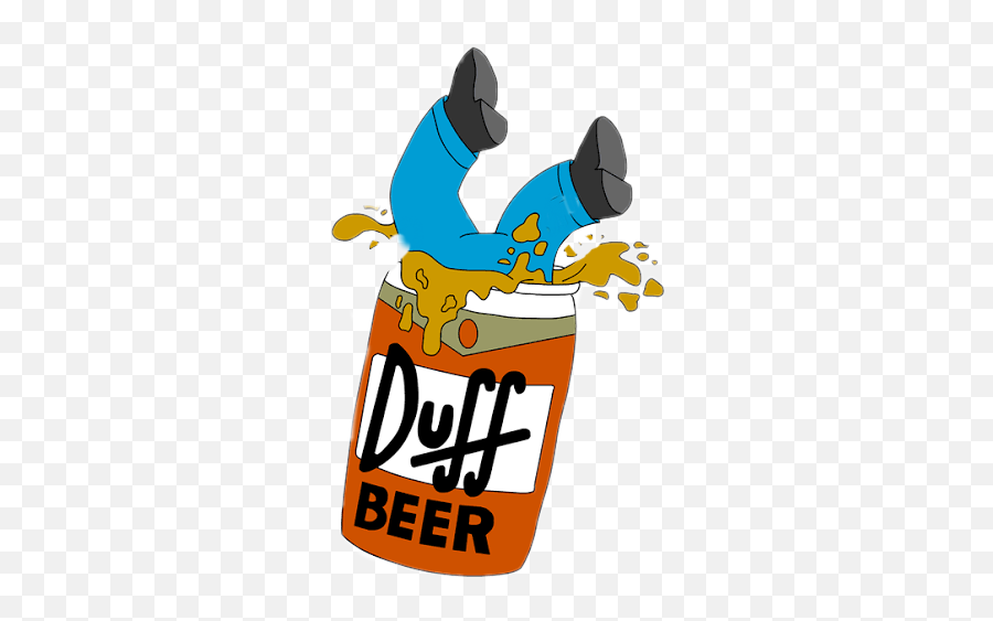 Duff Simpsons Sticker - Language Emoji,Durr Emoji