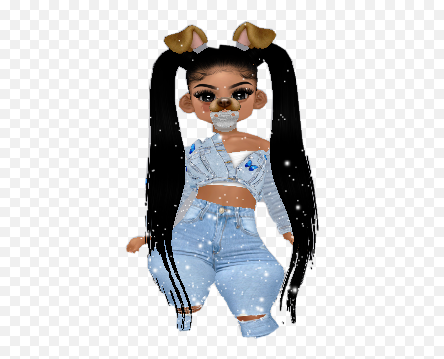 Imvu Baddie Sticker - Imvu Girl Baddie Emoji,Imvu Emoji