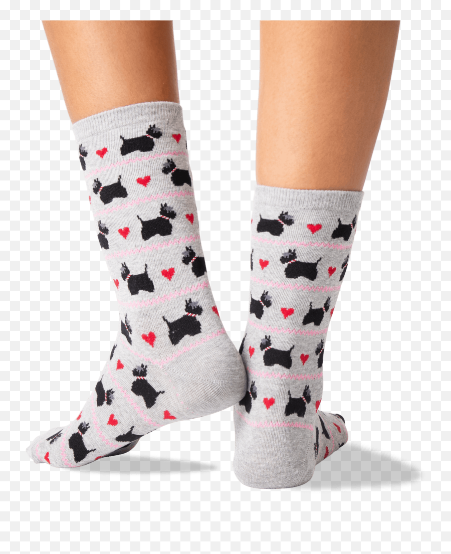 Womens Scottie Dogs And Hearts Socks U2013 Hotsox Emoji,Oy Vey Emojis Free