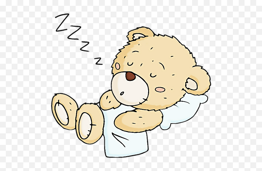Bear Cute Emotions Love Sleep Sticker By Sandra - Dot Emoji,Cute Emotions