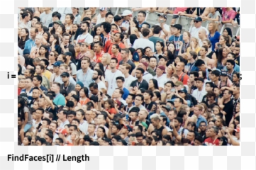 Findfacesu2014wolfram Language Documentation Emoji,Crowd Exhibiting Different Emotions