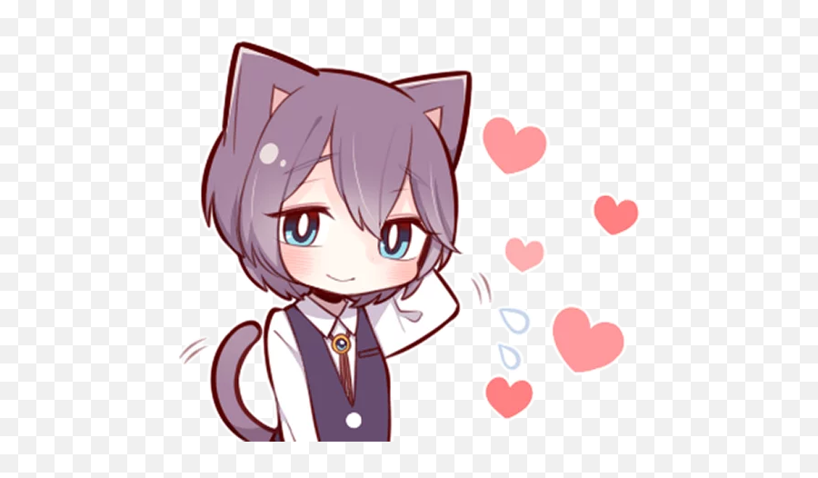 Telegram Sticker From Russian Blue Kitten Pack Emoji,Russian Heart Emoji