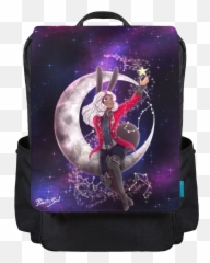 Moon Bunny Backpack Flap - Fictional Character Emoji,Blade And Soul Emojis
