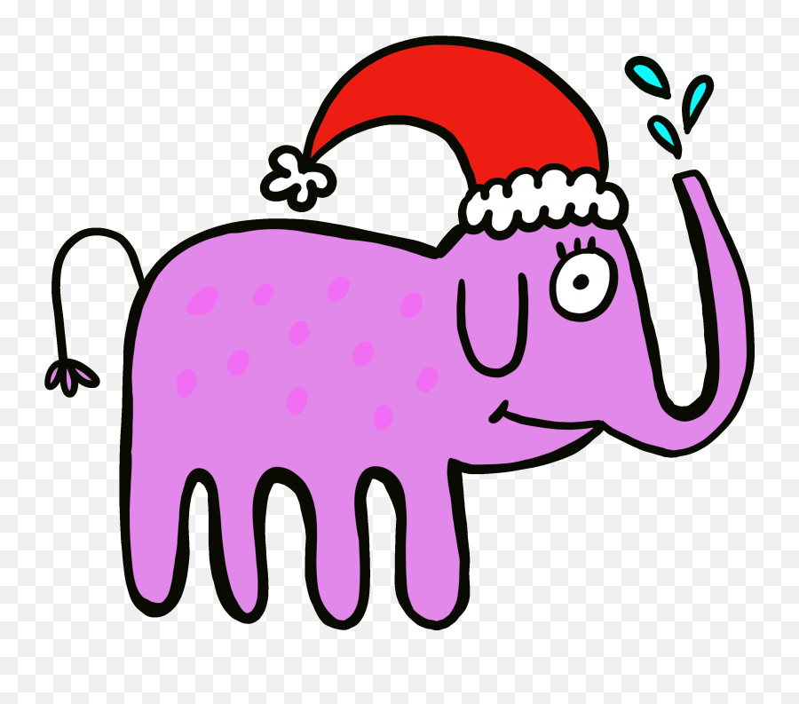 Merry Christmas Sticker By Jelene For Ios Android Giphy Pink - Animal Figure Emoji,Pink Emoji Outfit