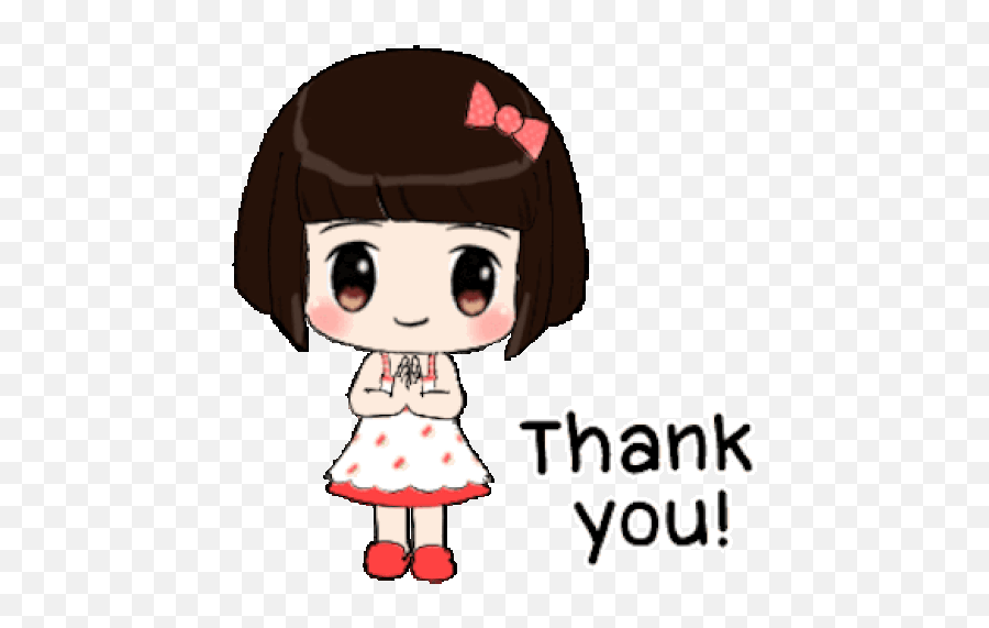 Gifts Gifts Animados Kartun Animasi Gifs Lucu - Cartoon Girl Thank You Gif Emoji,Thank You Animated Emoticons