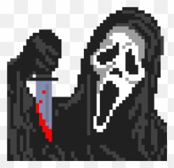 Ghost Face Png - Minecraft Pixel Art Grid Emoji,Emoji Pixel Art Grid