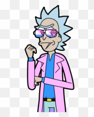 Miami Rick - Rick And Morty Evil Rick Emoji,Rick And Morty Emojis