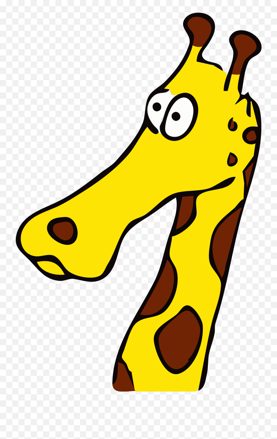 Cartoon Giraffe Png Svg Clip Art For Web - Download Clip Confused Giraffe Cartoon Emoji,Giraffe Emoji Png