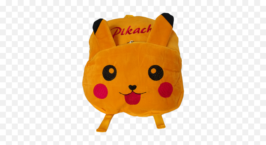 Pikachu Soft Toy Kids School Bag - Soft Emoji,Emoji Bags For School