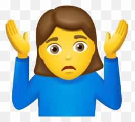 Woman Shrugging Icon U2013 Free Download Png And Vector - Shrug Emoji Transparent Background,Vampire Emoji