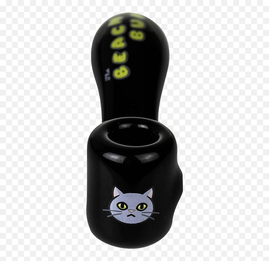 Beach Bum Sherlock - Portable Emoji,Twitter Black Cat Emoji