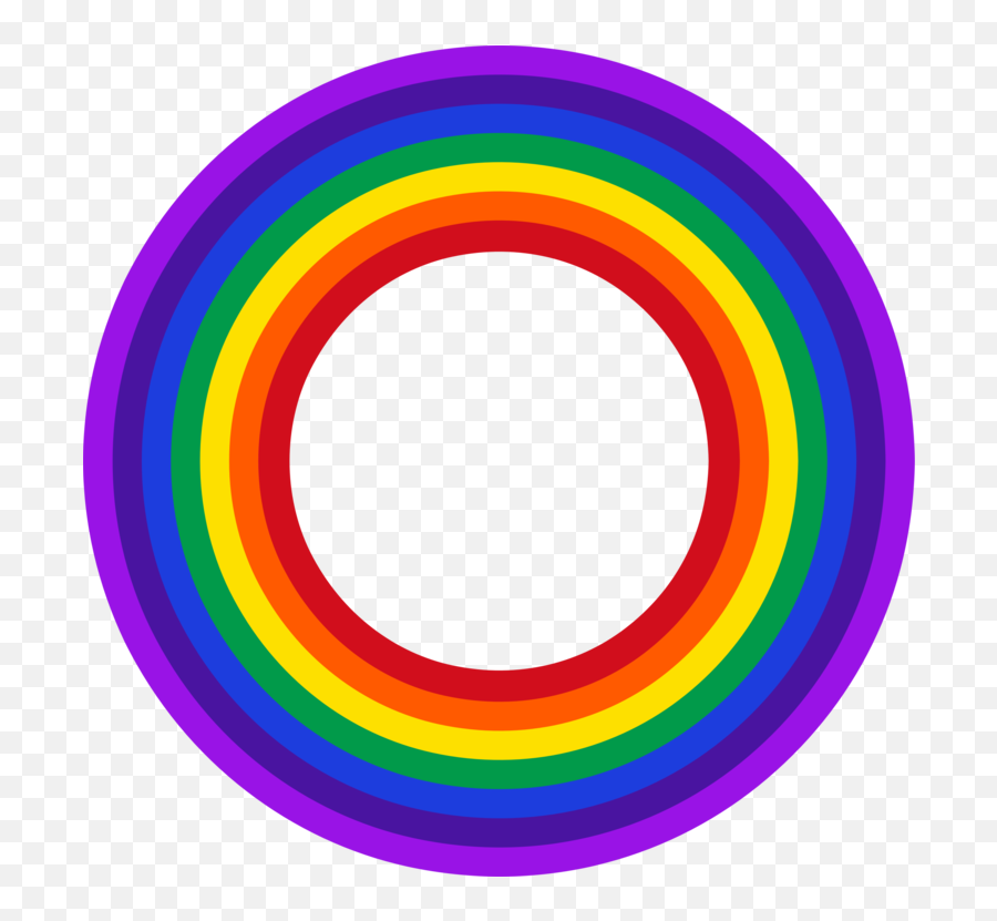 Circle Computer Icons Rainbow Drawing Cartoon Clipart - Full Transparent Rainbow In A Circle Emoji,How To Draw Cartoon Emotion Symbols