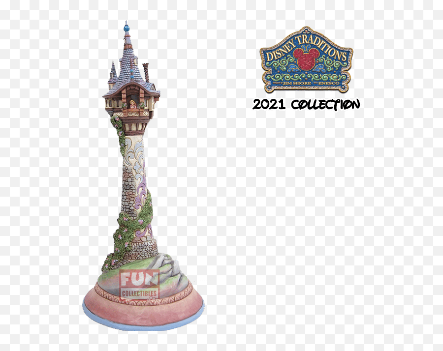 Disney Traditions Rapunzel Tower Masterpiece Figurine - Tower Tangled Jim Shore Emoji,Rapunzel Coming Out Of Tower With Emotions