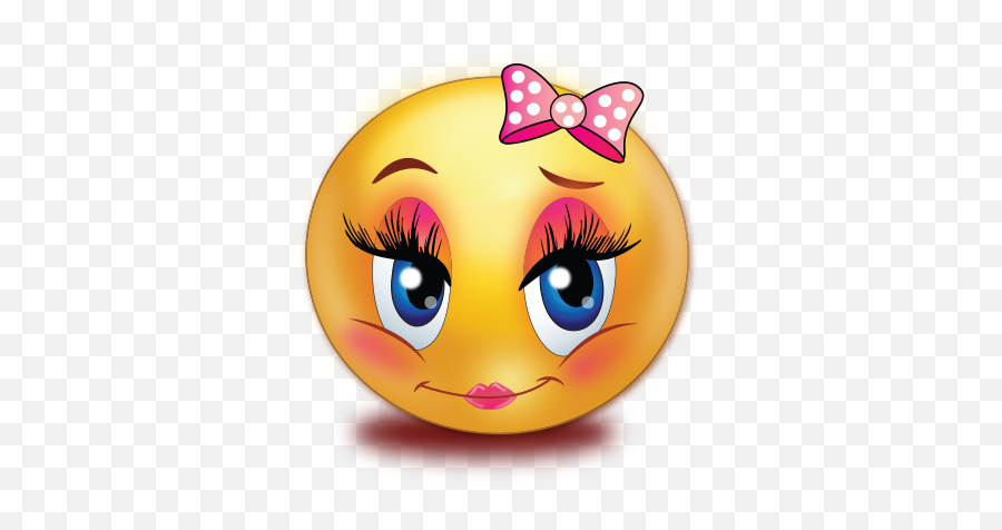 Makeup Girl Emoji - Beauty Emoji,Emoji Girly Wink