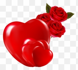 Gif Valentines Roses - Novocomtop Heart Flowers Of Love Emoji,