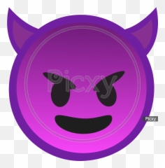 Image Of Evil Face Emoji - Happy,Evil Face Twitter Emoticon