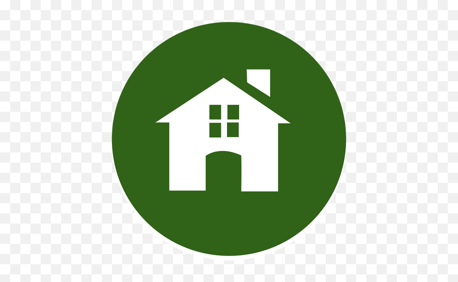 House Round Icon 2 - Transparent Png U0026 Svg Vector File Home Icon Round Png Emoji,House Emoticon Simplex