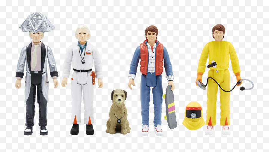 Back To The Future Part Ii Reaction Figures U2013 Thelogbookcom - New Super7 Back To The Future Figures Emoji,The Emoji Movie Collectible Figures