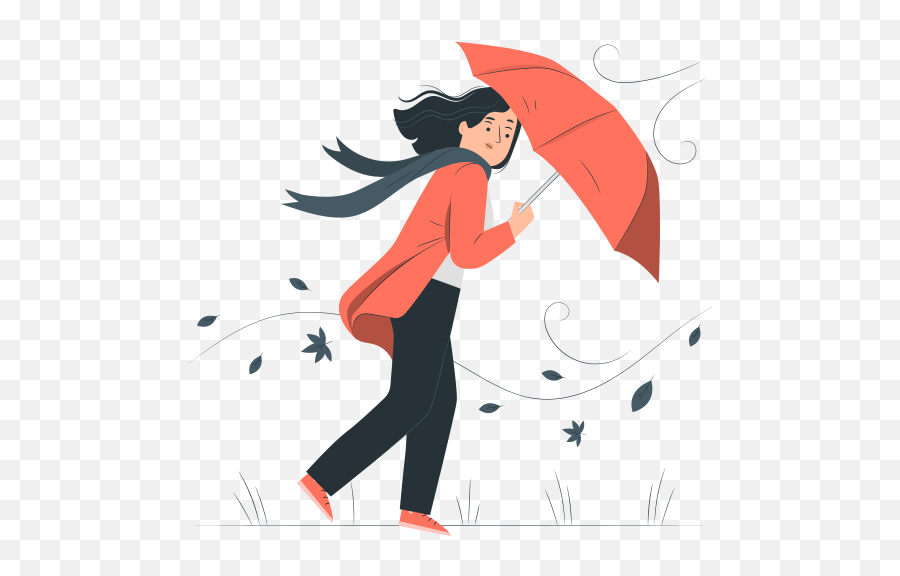 Windy Day Customizable Cartoon - Ncartoon Windy Emoji,Windy# Emoticon