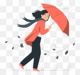 Windy Day Customizable Cartoon - Ncartoon Windy Emoji,Windy# Emoticon