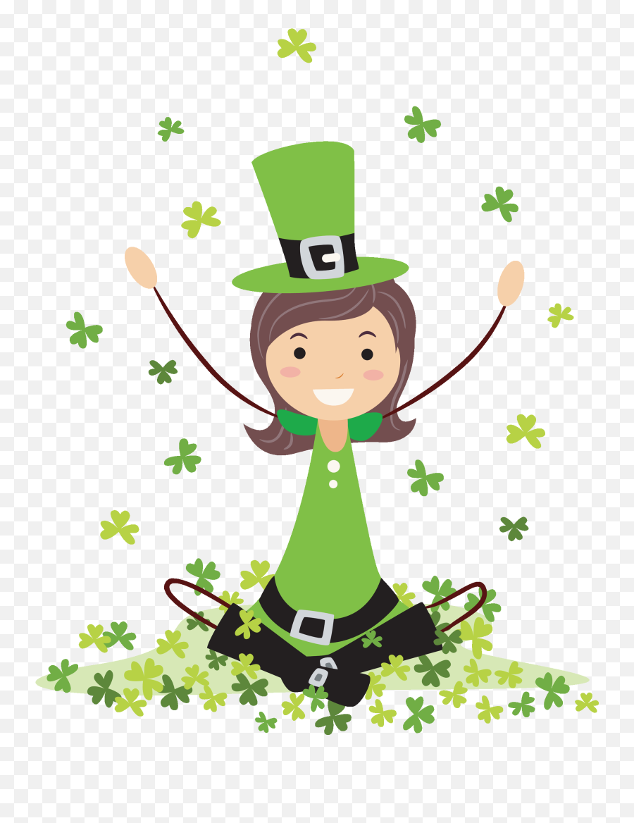 Happy St Pattys Day Clip Art - Shefalitayal Fictional Character Emoji,Animated Gif Saint Patrick's Emojis
