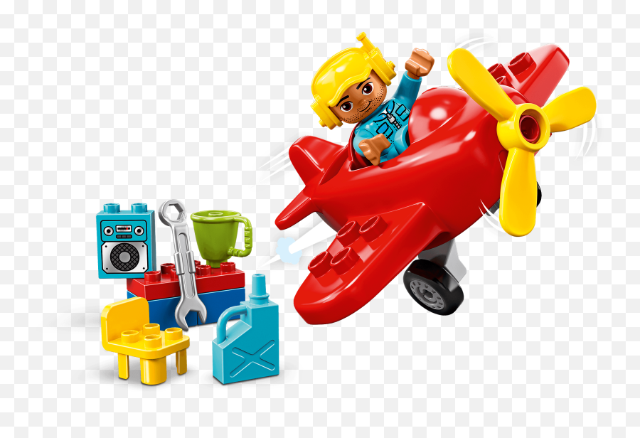 Lego Duplo Town Plane 10908 - Lego Duplo Plane Emoji,Drawing Emotions On Duplos