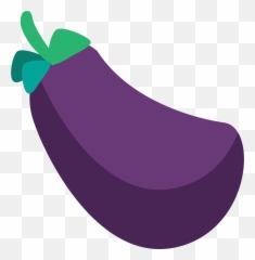 Eggplant Emoji Clipart - Eggplant Clipart Png,Egg Plant Emoji