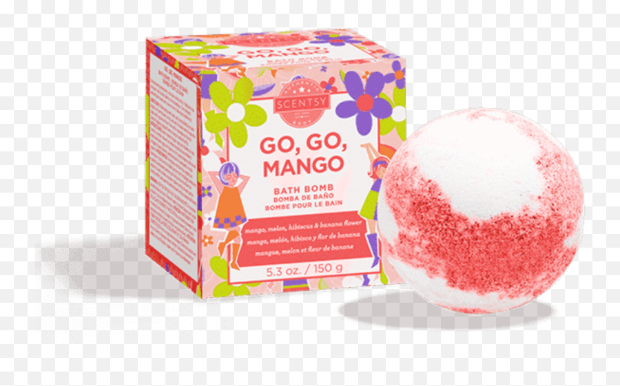Go Go Mango Scentsy Bath Bomb - Scentsy Lucky In Love Bath Bomb Emoji,Emotions To Describe A Bomba