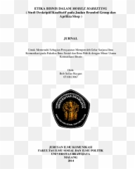 Pdf Etika Bisnis Dalam Mobile Marketing Studi Deskriptif - Madiun Emoji,Arti Emoticon Bbm