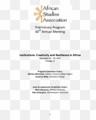 Pdf African Studies Association Preliminary Program Of The - Vertical Emoji,The Original Emotions Joe Nigro