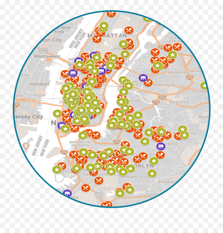 About Us U2014 Dots On Maps - Dot Emoji,Emoji Mural Nyc