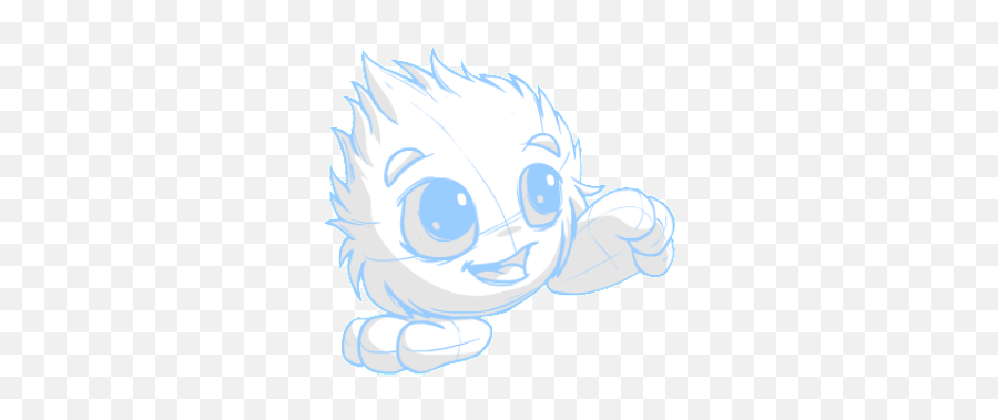 Sketch Jubjub Rainbow Pool Neopets Wardrobe Emoji,Sketches Of Emotion