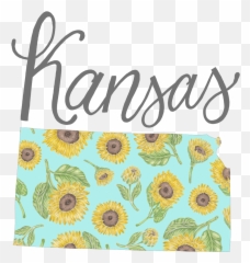 Us State Flower Map Collection On Behance Emoji,Kansas Sunflower Emoticon