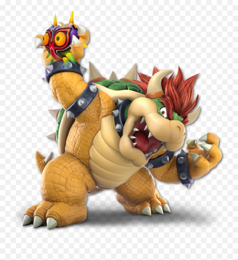 Bowser Majorasmask Sticker - Bowser Smash Ultimate Render Emoji,Bowser Emoji