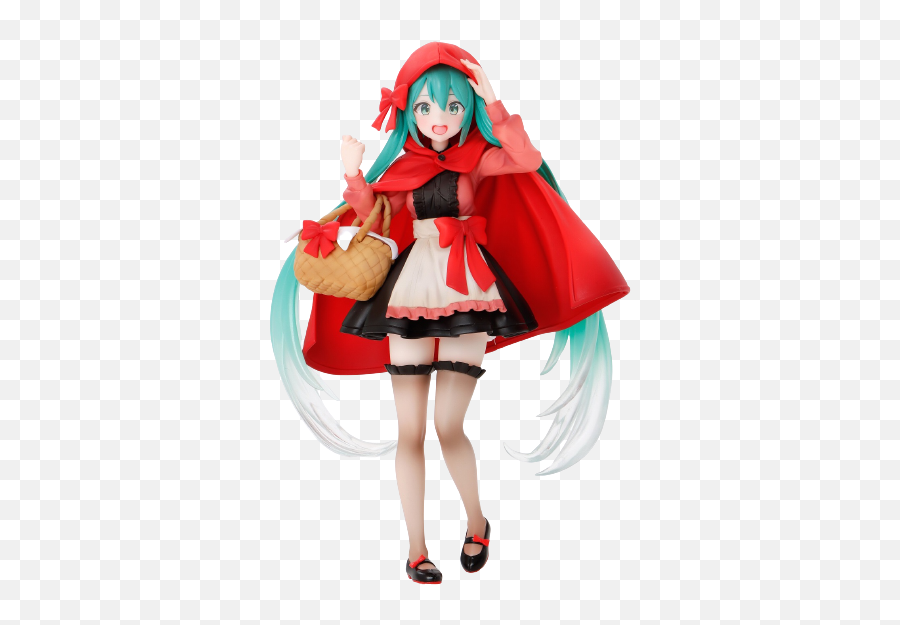 Taito Prize Hatsune Miku Figure Little Red Riding Hood Emoji,Steins Gate 0 Line Emoticons